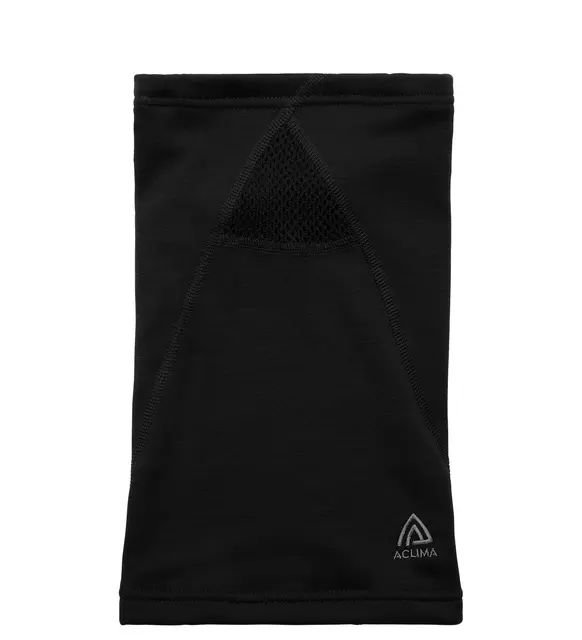 DoubleWool neckgaiter Jet Black Onesize 