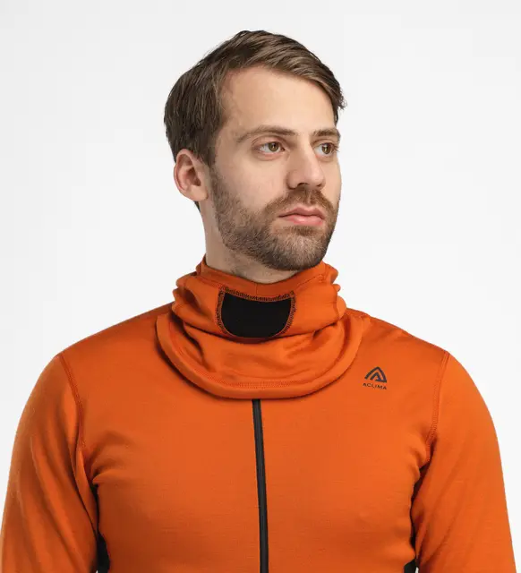 WarmWool Hoodsweater w/zip M's Gold Flame/Jet Black S 