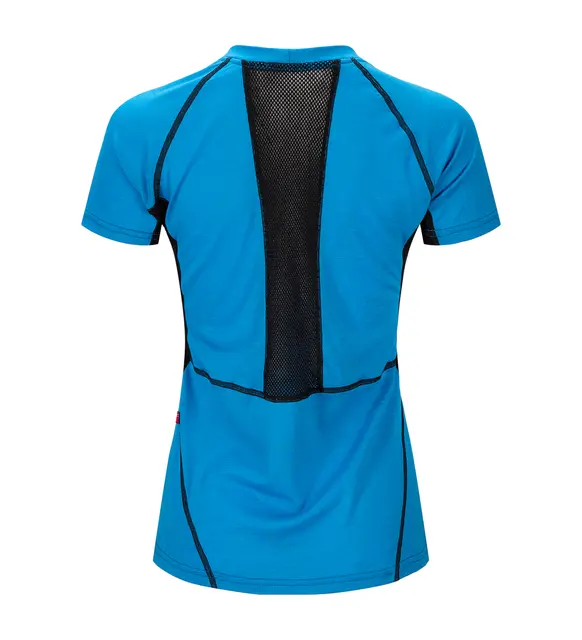 LightWool 140 sports t-shirt W's Bluejay/Jet Black L 
