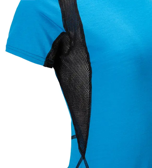 LightWool 140 sports t-shirt W's Bluejay/Jet Black L 