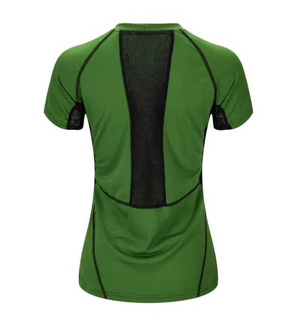 LightWool 140 sports t-shirt W's Cactus/Jet Black XS 