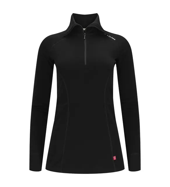WarmWool polo W's Jet Black S 