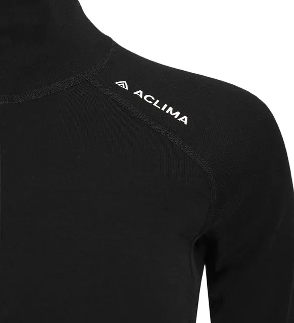 WarmWool polo W's Jet Black S 