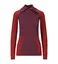 WarmWool polo W's Fig/Red Dahlia XS 