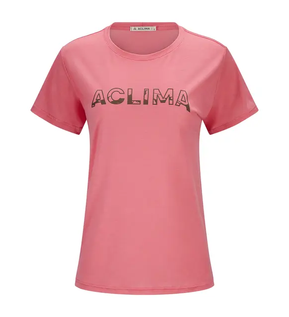 LightWool 140 classic tee Logo W's Sun Kissed Coral L 