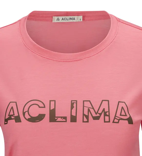 LightWool 140 classic tee Logo W's Sun Kissed Coral L 