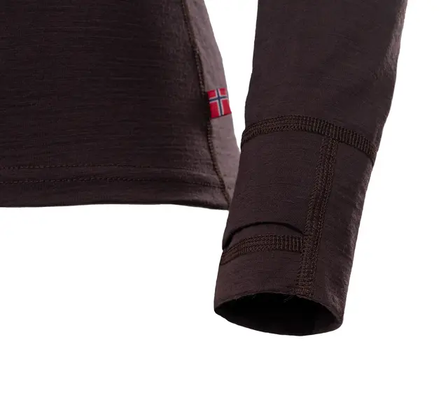 LightWool 180 Polo w/ zip W's Chocolate Plum S 