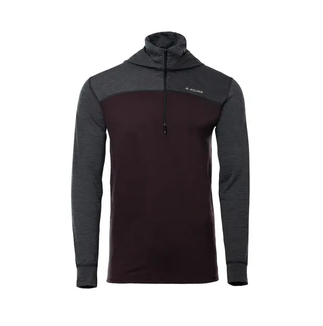 LightWool 180 Hoodie M's Chocolate Plum / Marengo M 