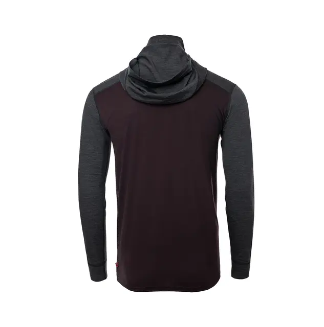 LightWool 180 Hoodie M's Chocolate Plum / Marengo M 