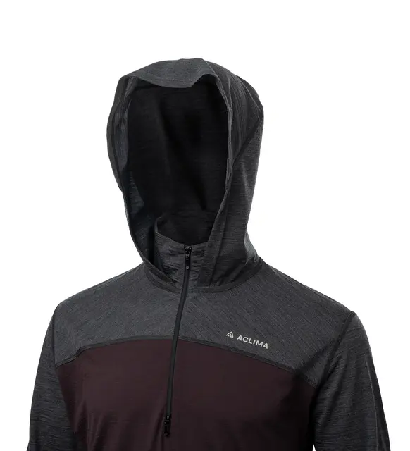 LightWool 180 Hoodie M's Chocolate Plum / Marengo M 