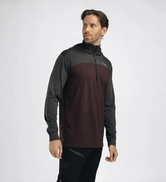LightWool 180 Hoodie M's Chocolate Plum / Marengo M 