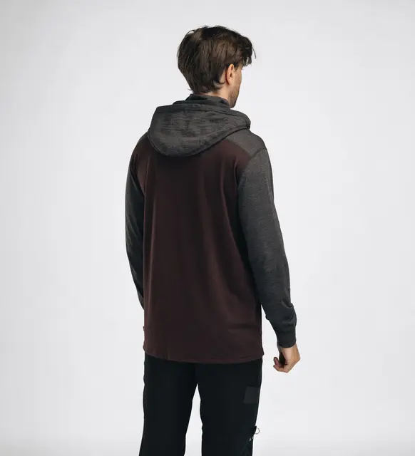 LightWool 180 Hoodie M's Chocolate Plum / Marengo M 