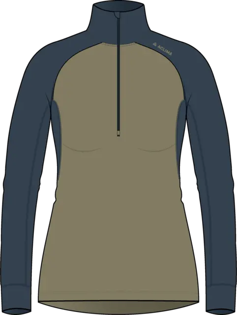 LightWool 140 Polo w/zip W's 