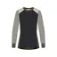 WoolNet Hybrid Crewneck W's Jet Black/Tarmac/Beige Melange XS 