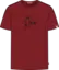 LightWool 140 Classic Tee Climber M's Red Dahlia XS 