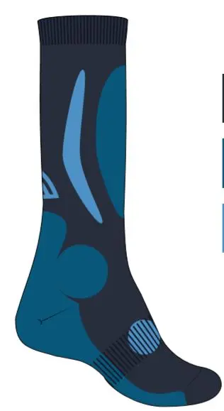Cross country socks Navy Blazer/Blue Sapphire 44-48 