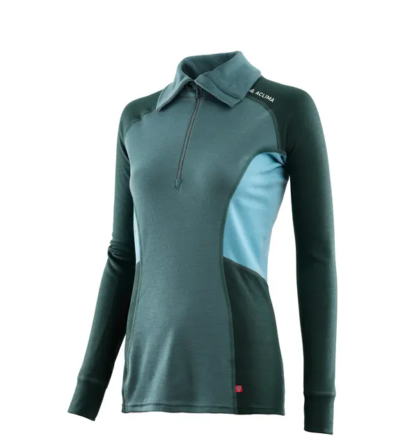 WarmWool polo W's NorthAtlantic/GreenGables/ReefWaters M 